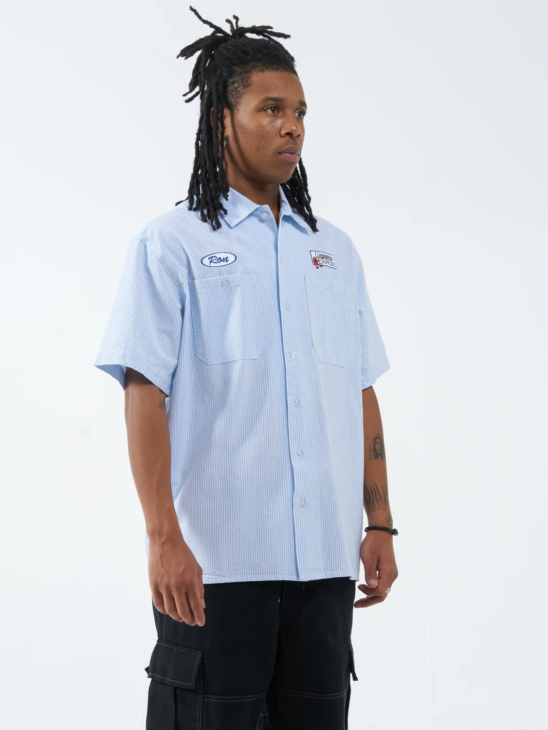 Tread Lightly Work Shirt - Float Blue - Image 8