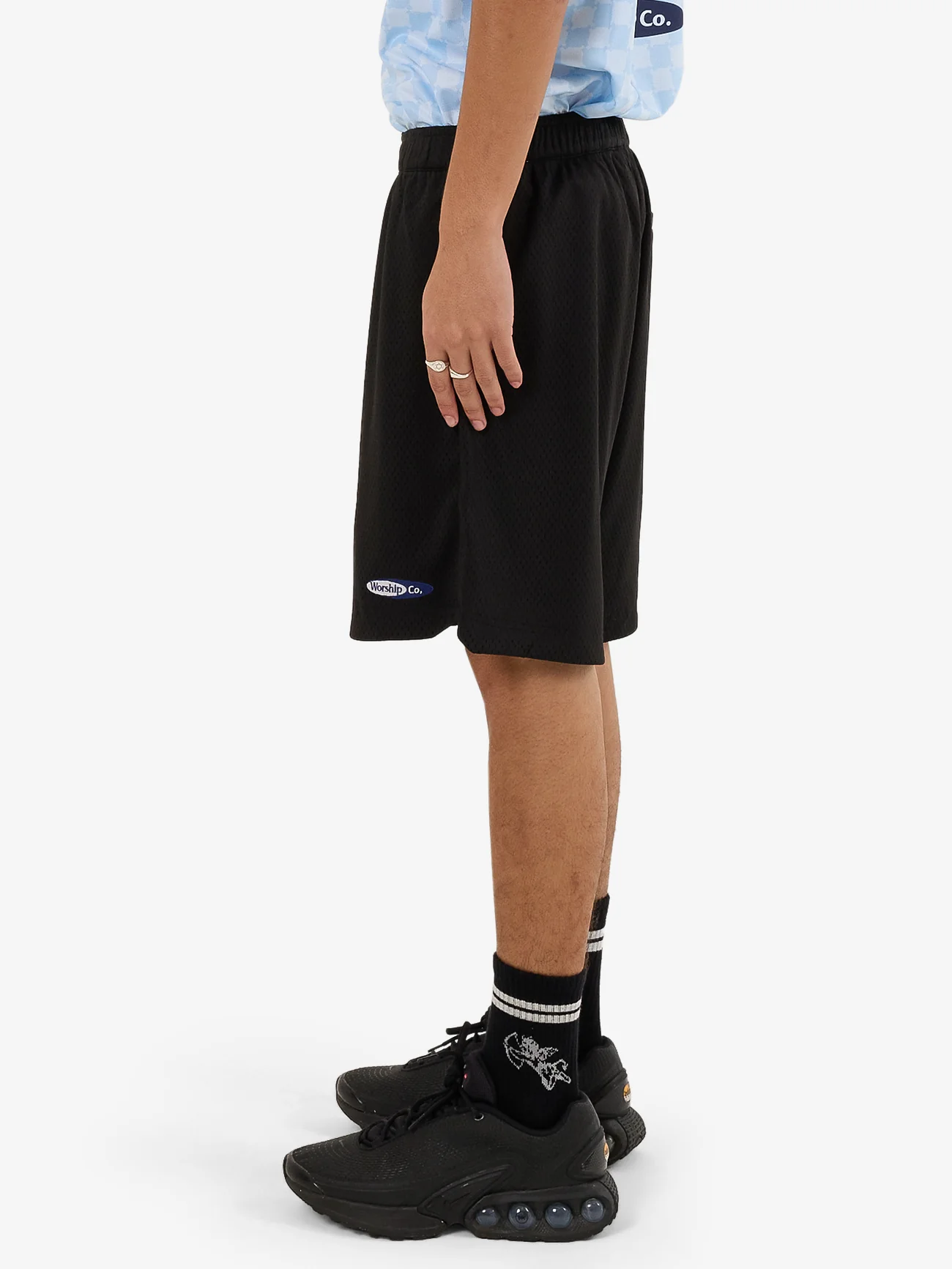 Tripcheck Mesh Short - Black - Image 3
