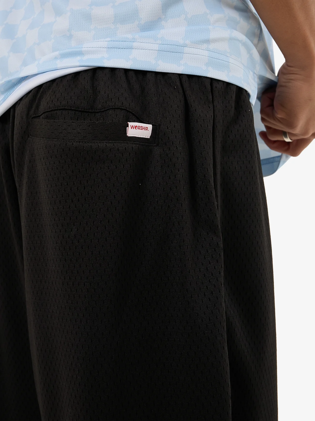 Tripcheck Mesh Short - Black - Image 8