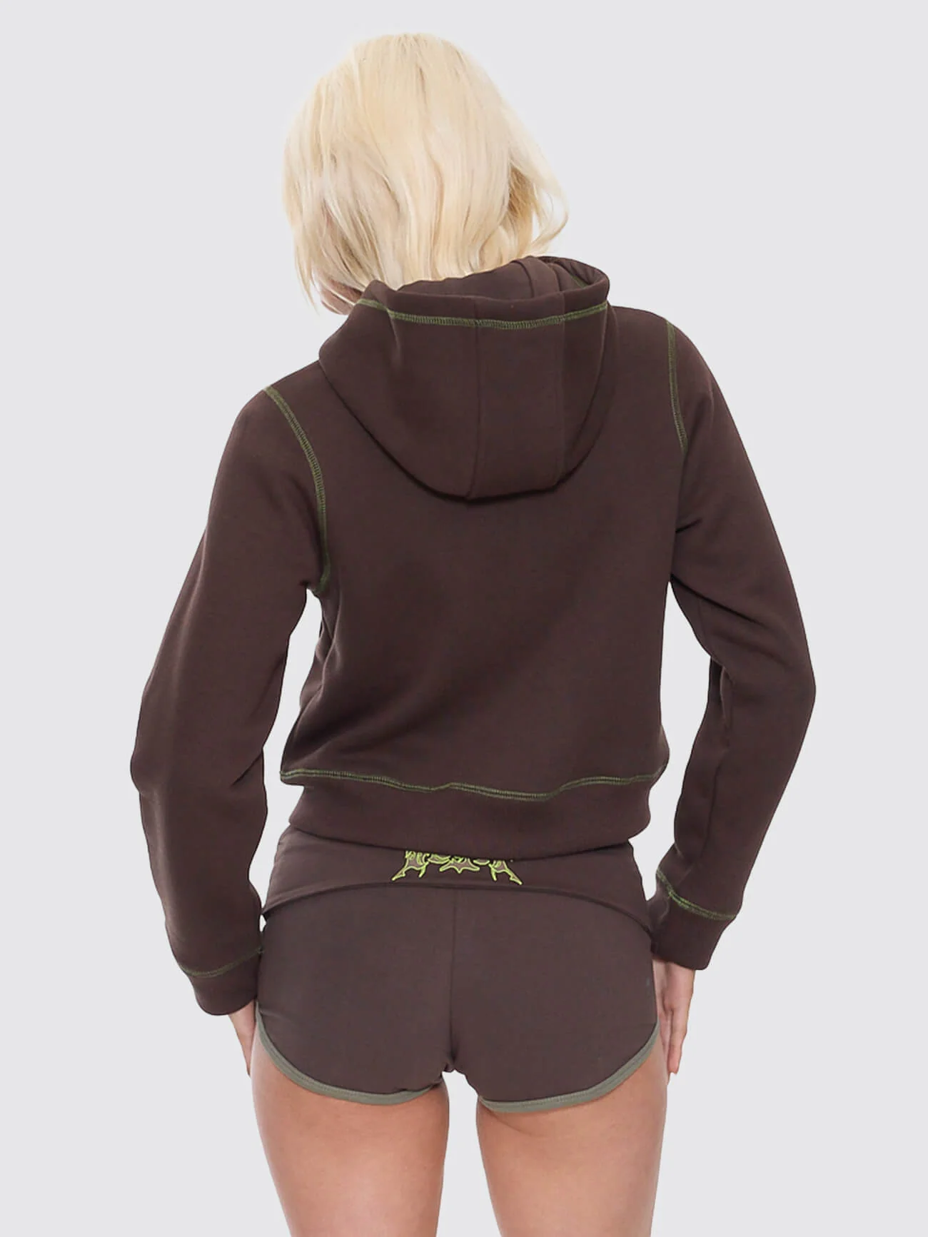 Trouble Zip Fleece Jacket - Ganache - Image 4