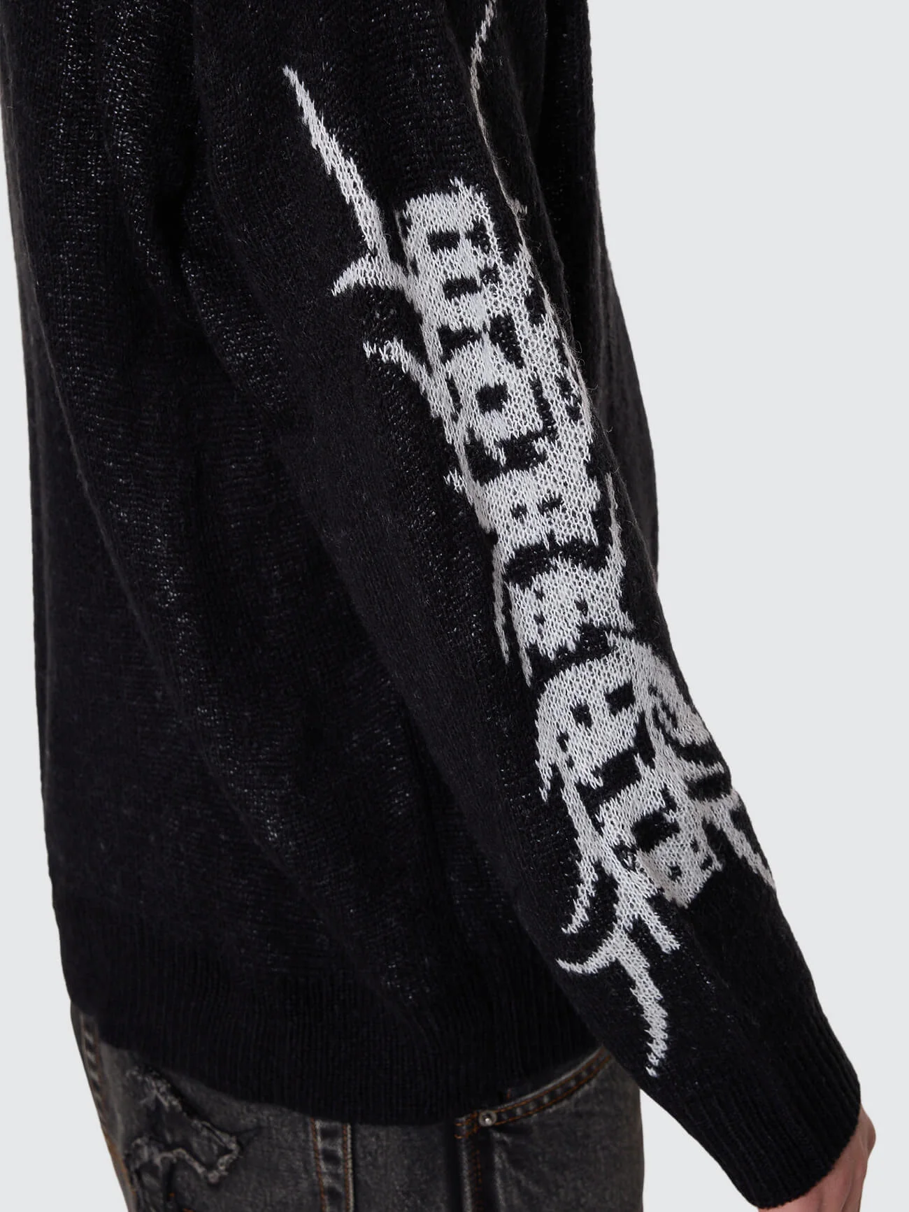 Trudge Knit Crew - Black - Image 8