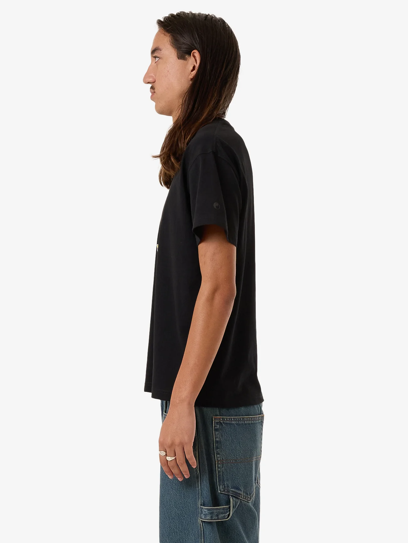 Try Again  Fitted Tee - Black - Image 3