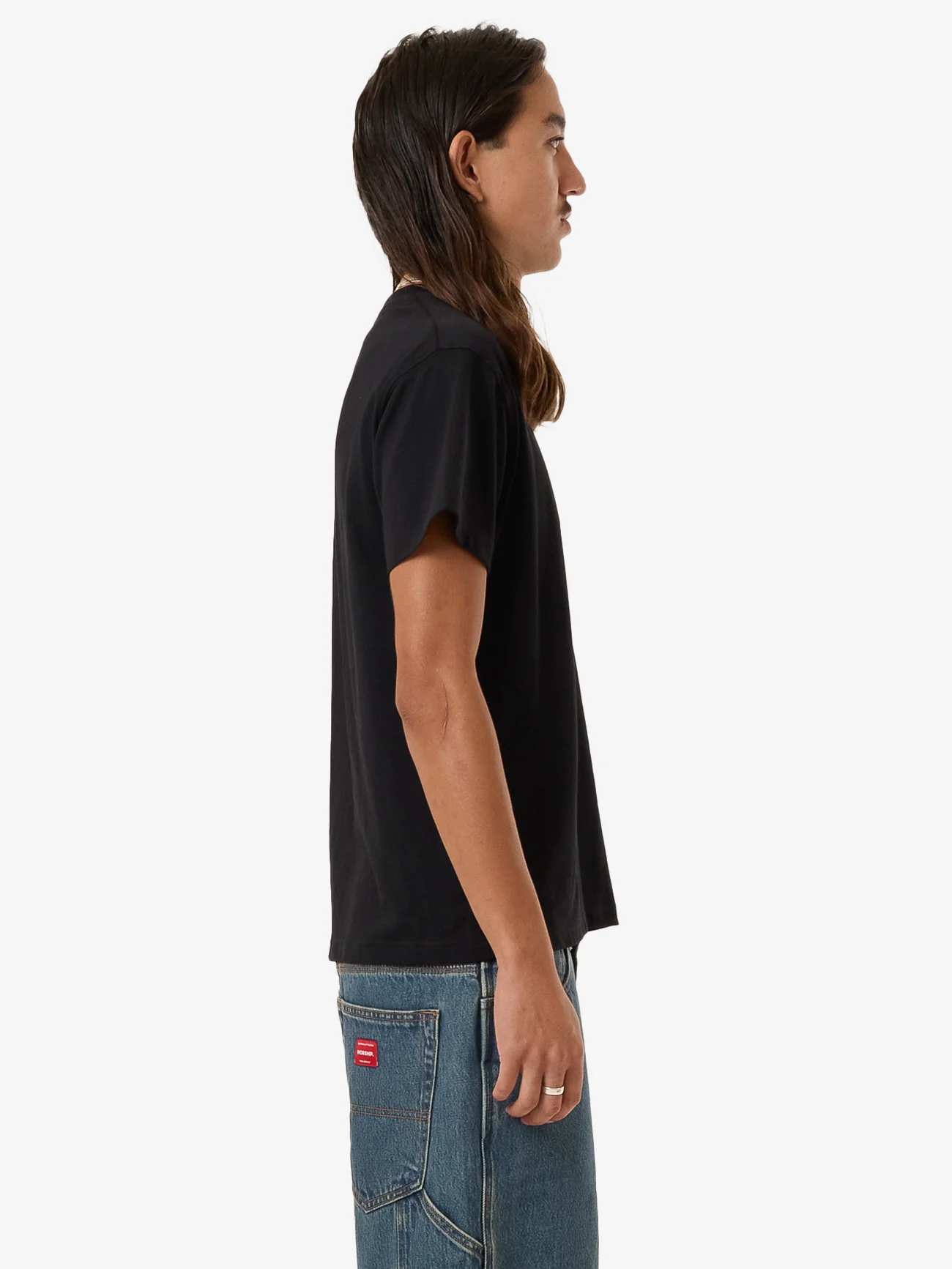 Try Again  Fitted Tee - Black - Image 4