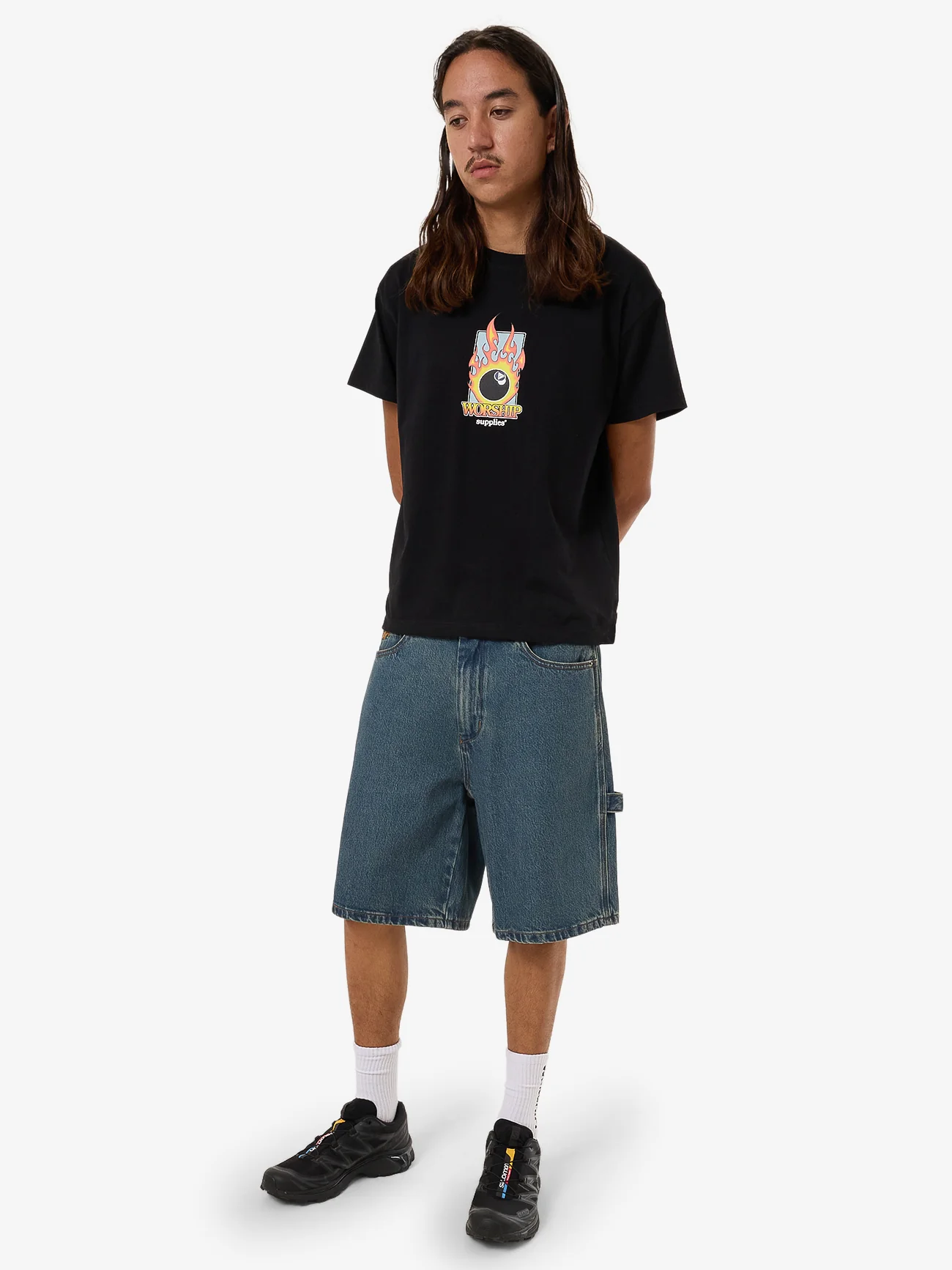 Try Again  Fitted Tee - Black - Image 5