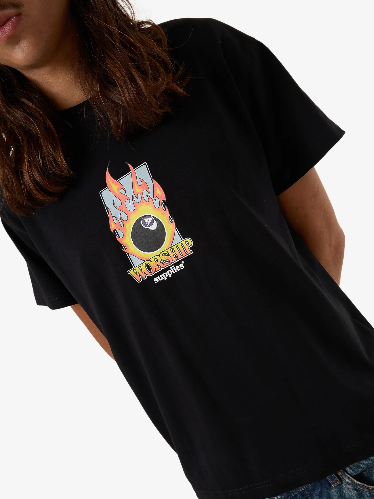 Try Again  Fitted Tee - Black - Image 6