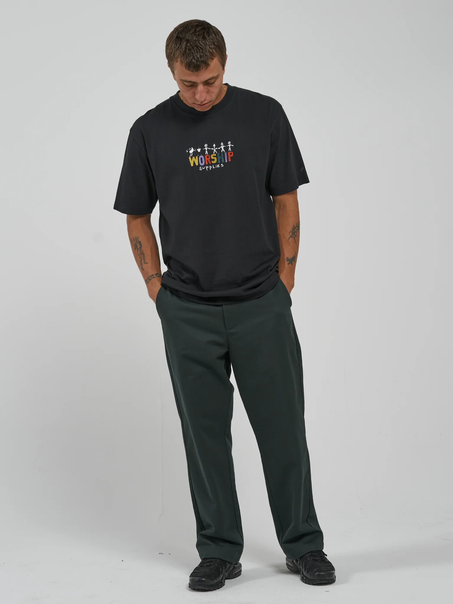 United Tee - Washed Black - Image 6