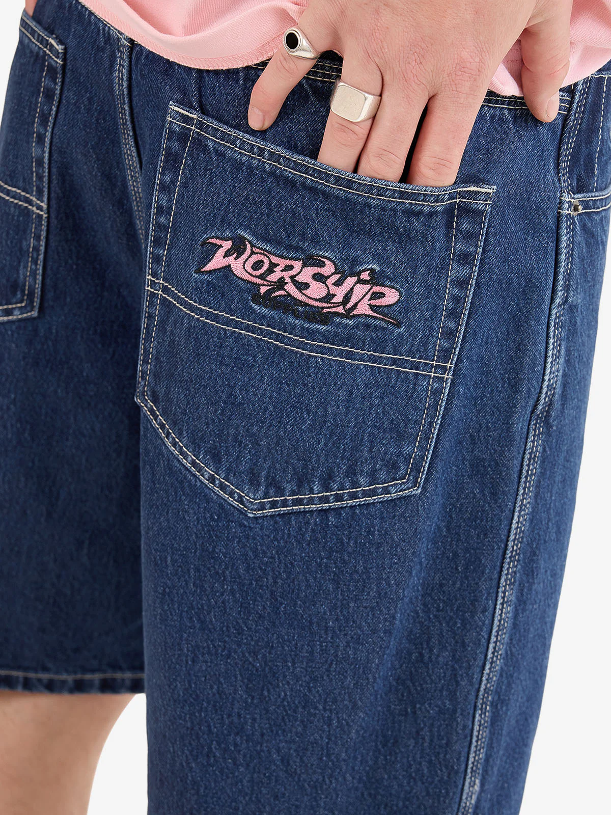 Vanity Big Dawg Jean Short - BPM Blue - Image 2