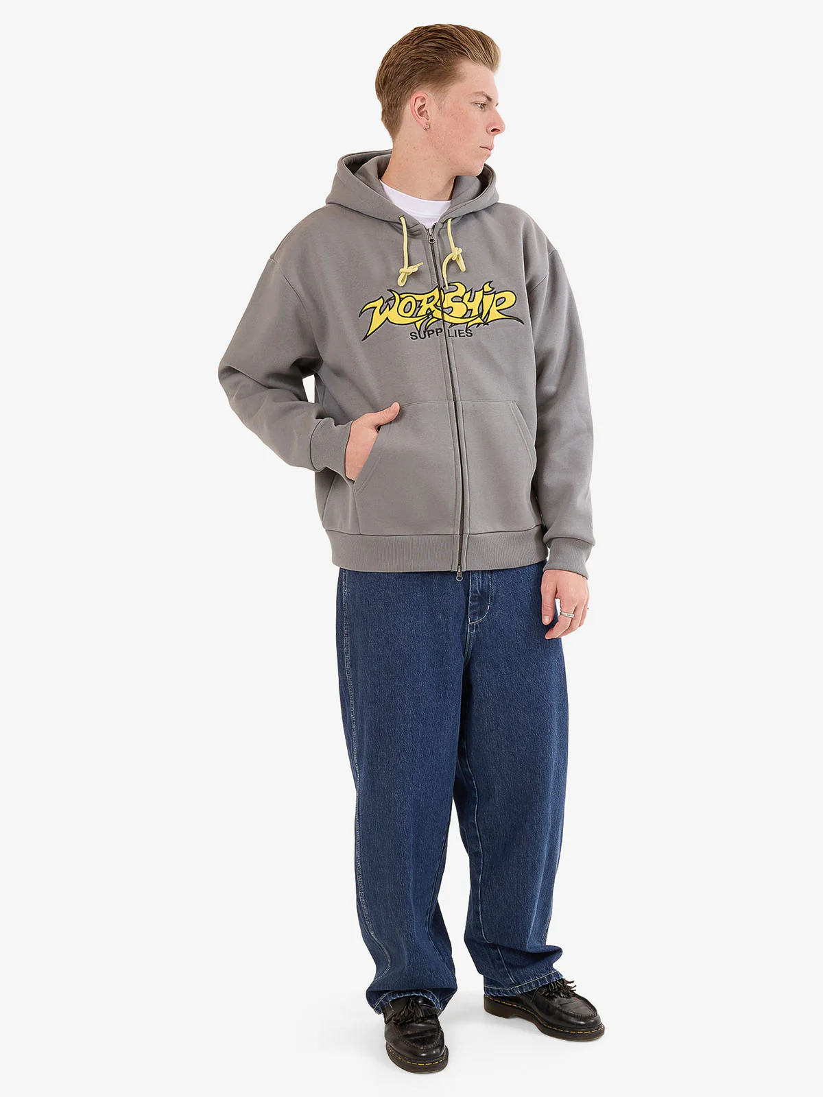 Vanity Zip Hood - Steel Grey - Image 2