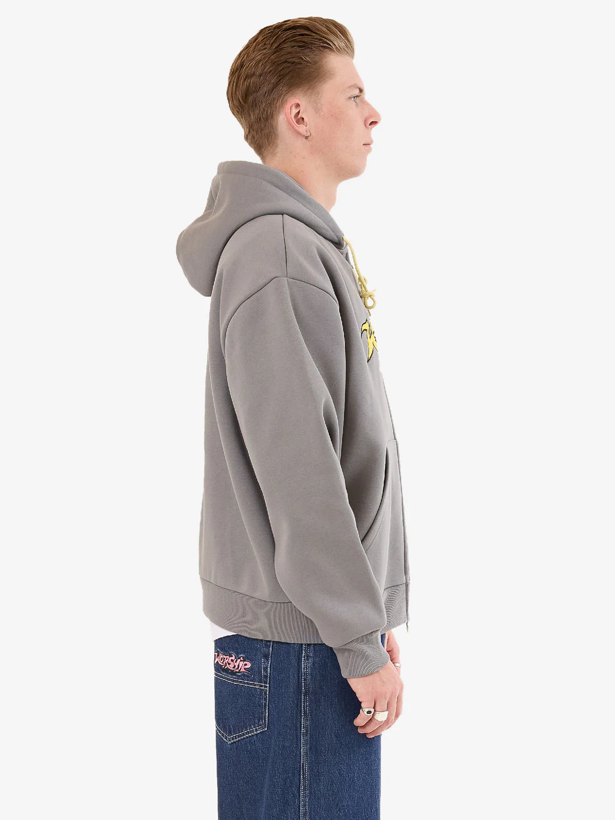 Vanity Zip Hood - Steel Grey - Image 6