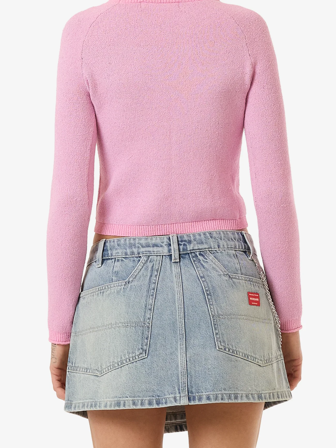 Vexed Denim Mini Skirt - Dirty Trade Blue - Image 2