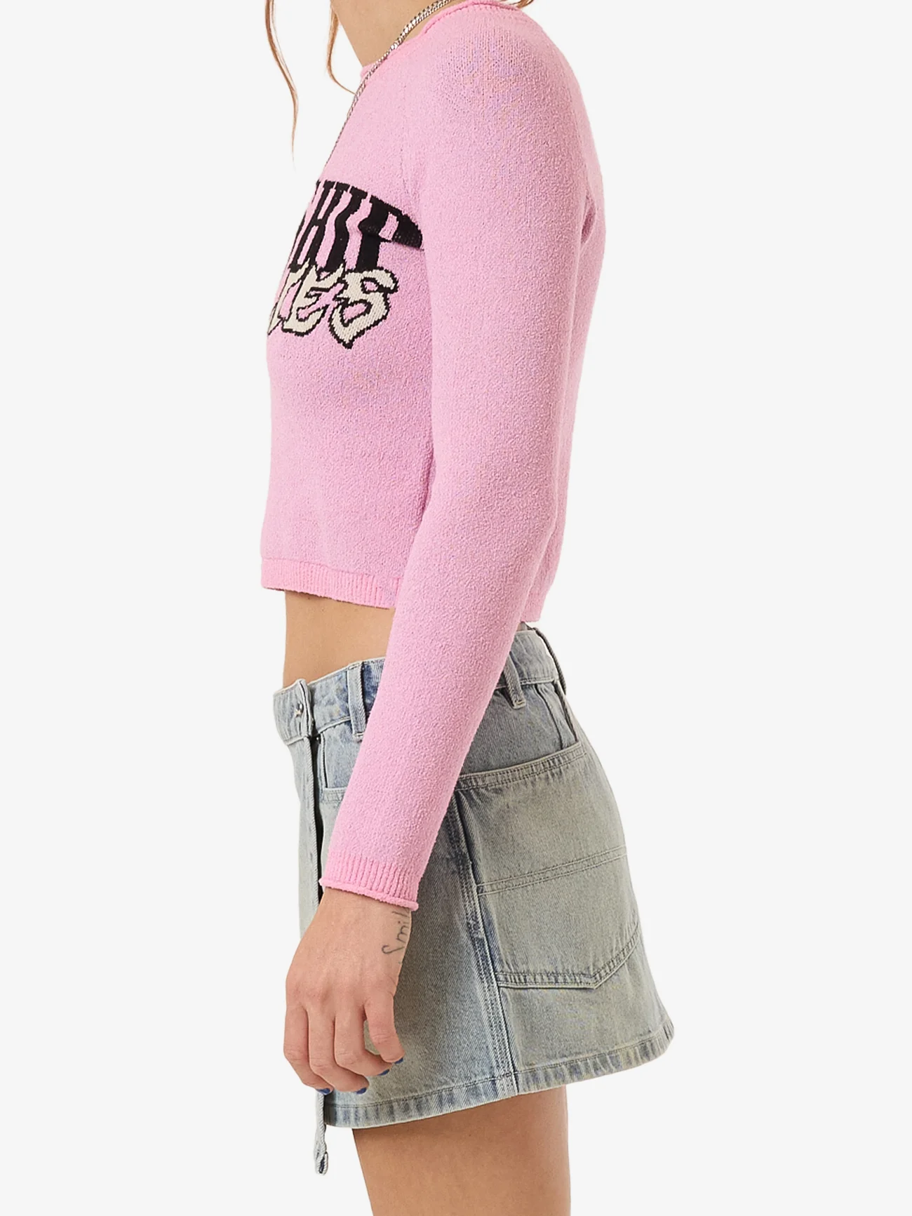 Vexed Denim Mini Skirt - Dirty Trade Blue - Image 3