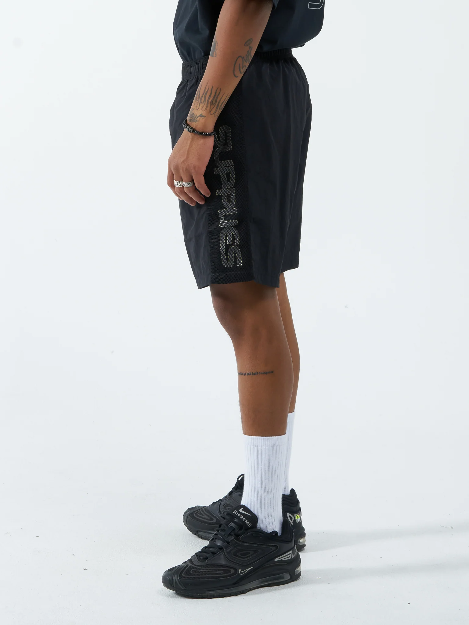 Visitors Nylon Short - Black - Image 2