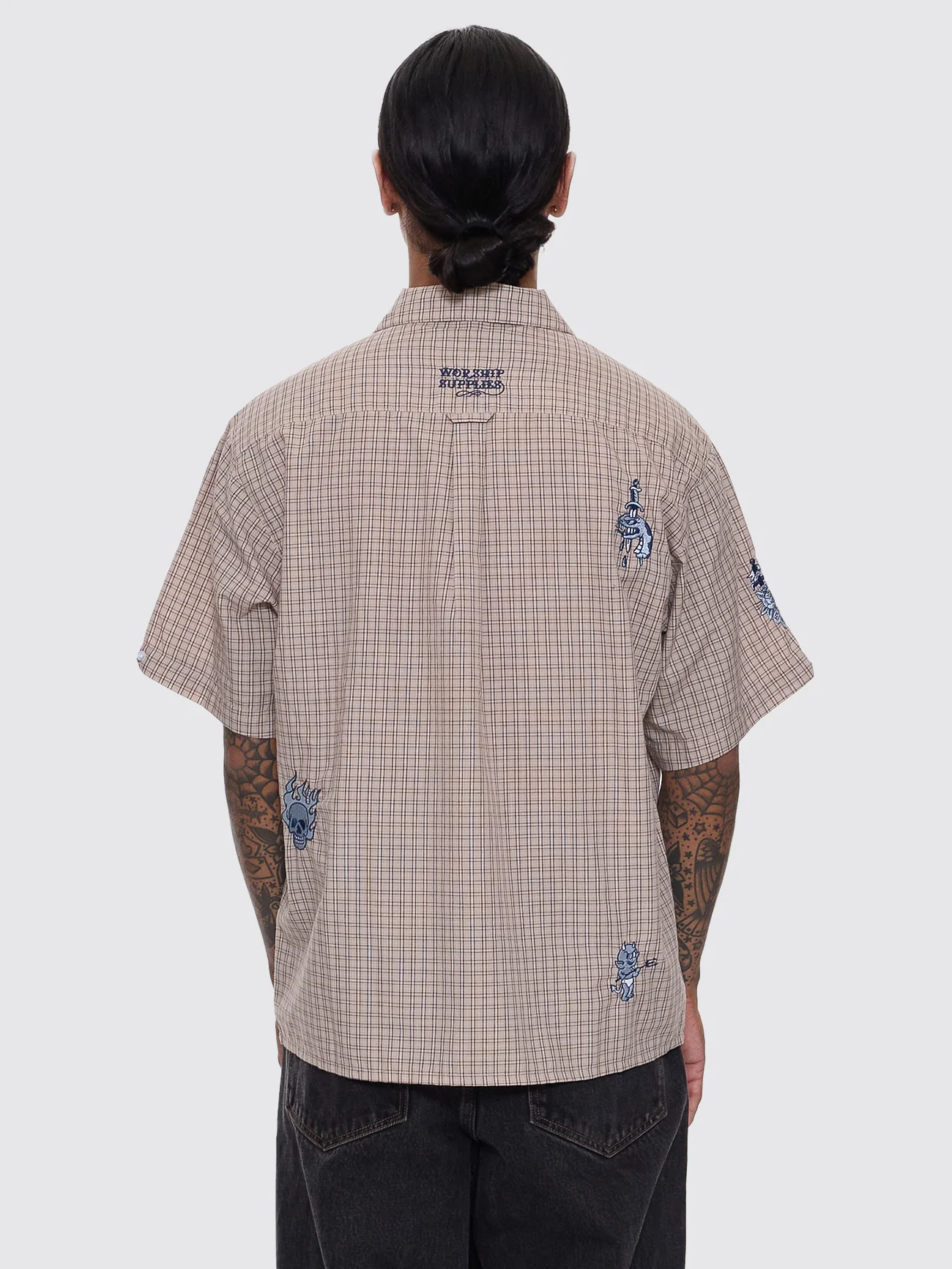 Walk In Short Sleeve Shirt - Tan - Image 2
