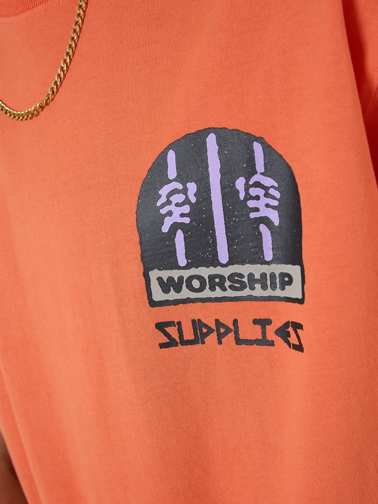 Warnings Tee - County Orange - Image 4