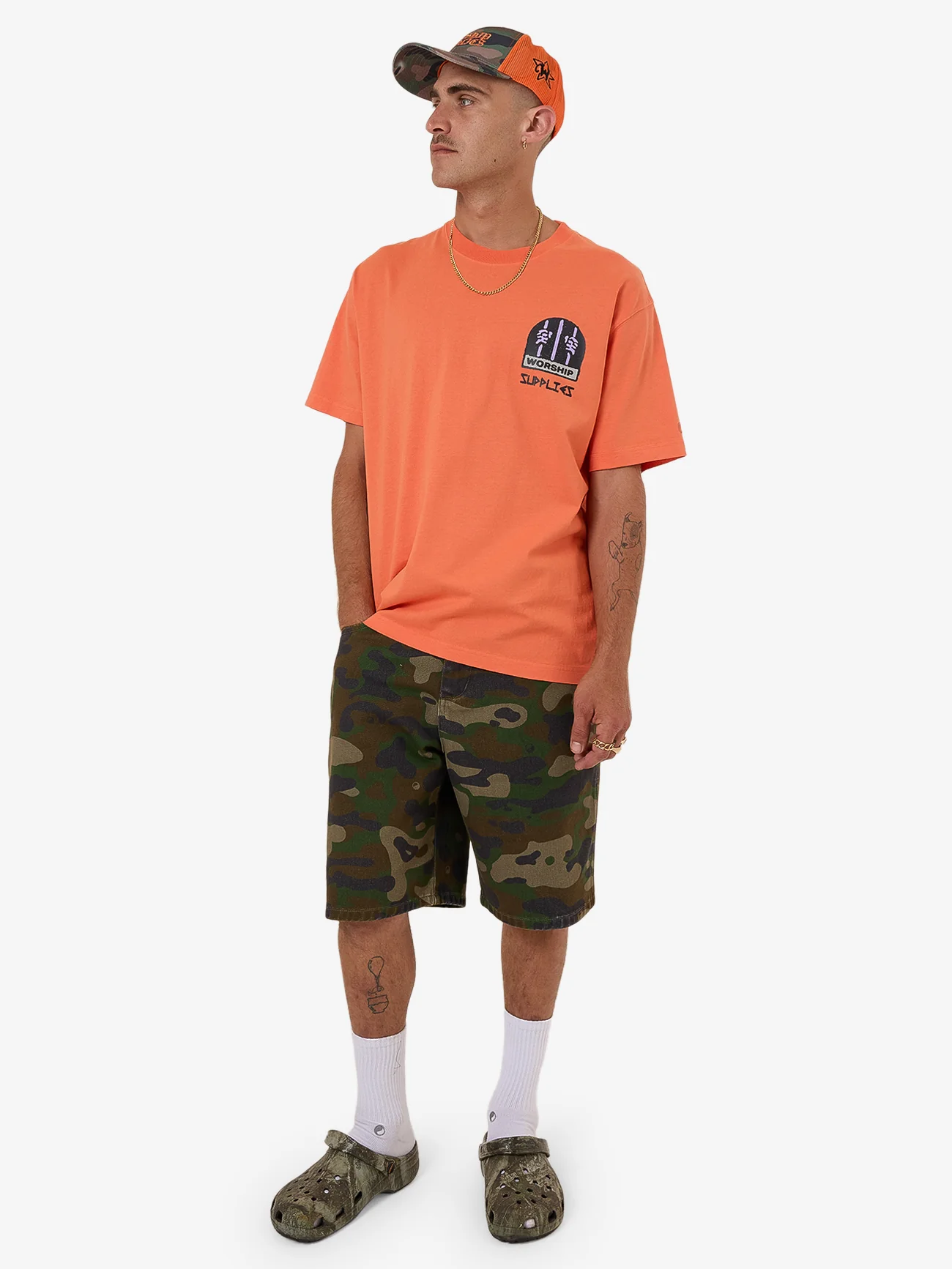 Warnings Tee - County Orange - Image 5
