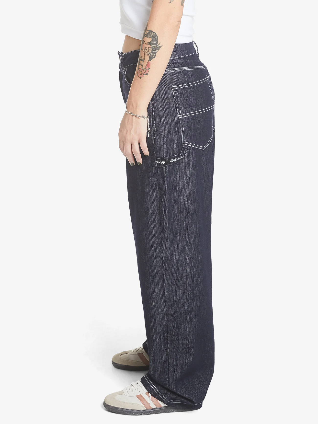 Win Win Big Baggy Jean - Indigo Depths - Image 4