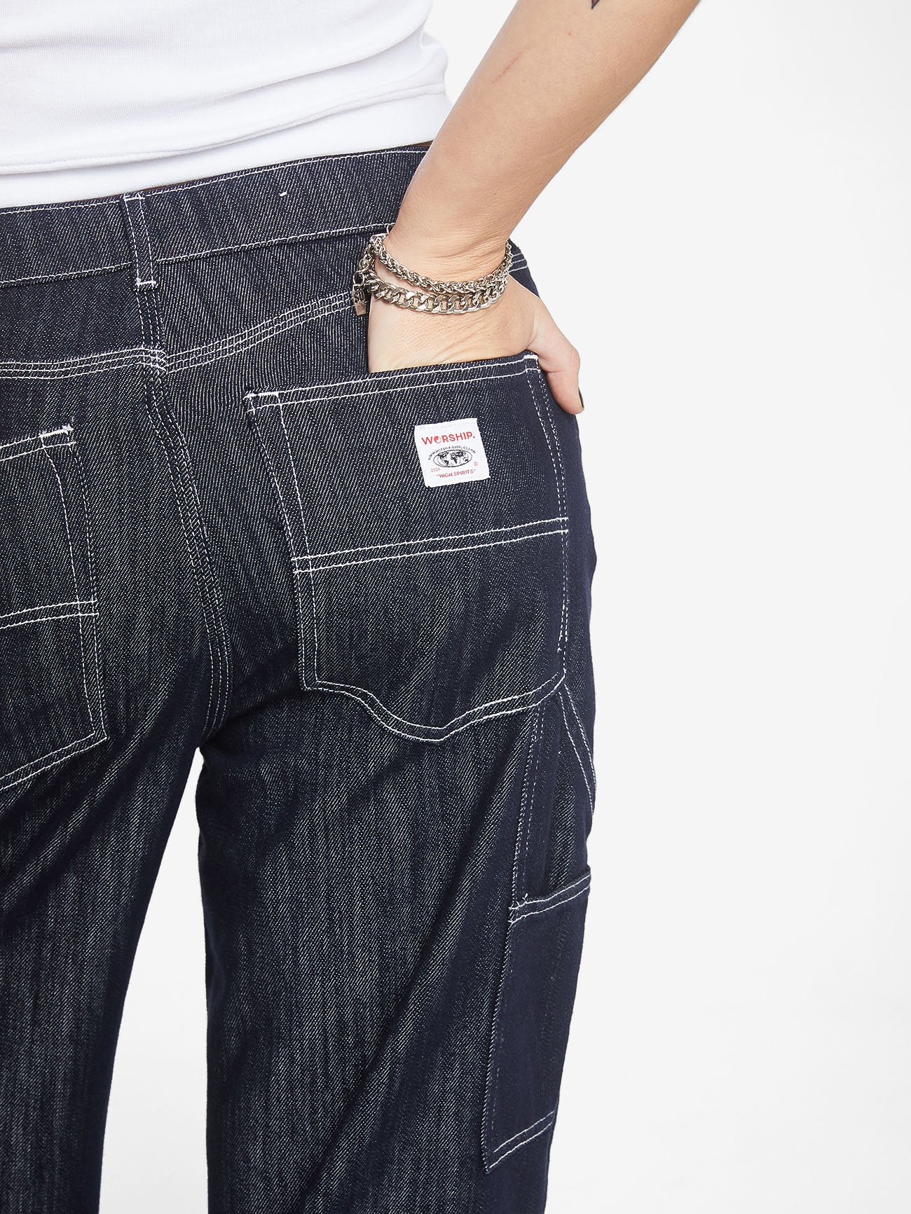 Win Win Big Baggy Jean - Indigo Depths - Image 6