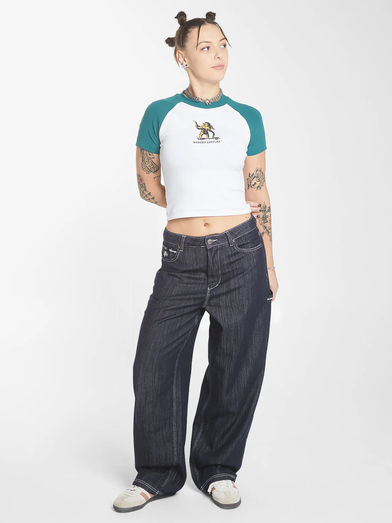Win Win Big Baggy Jean - Indigo Depths - Image 7