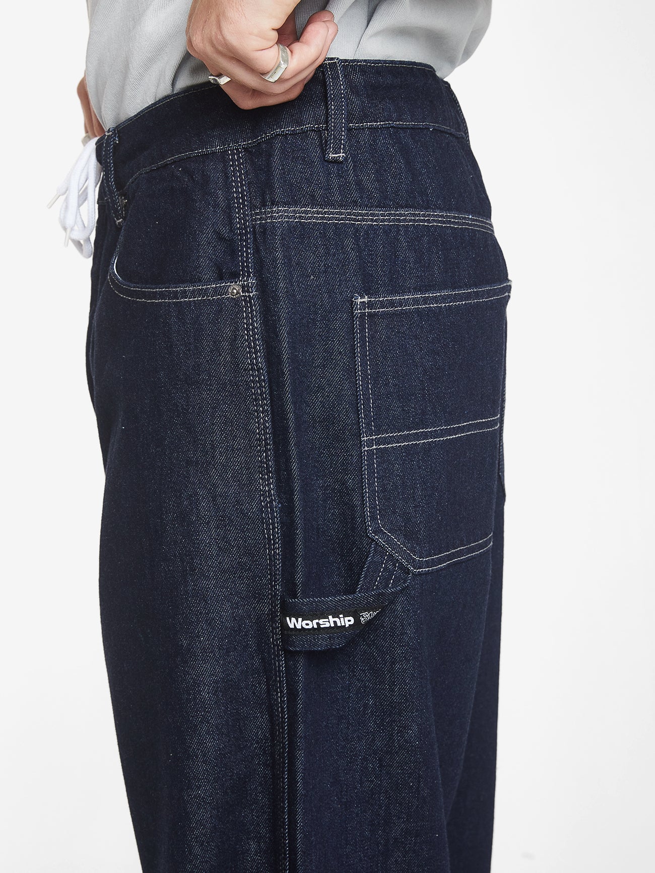 Win Win Big Dawg Carpenter Jean - Indigo Depths - Image 8