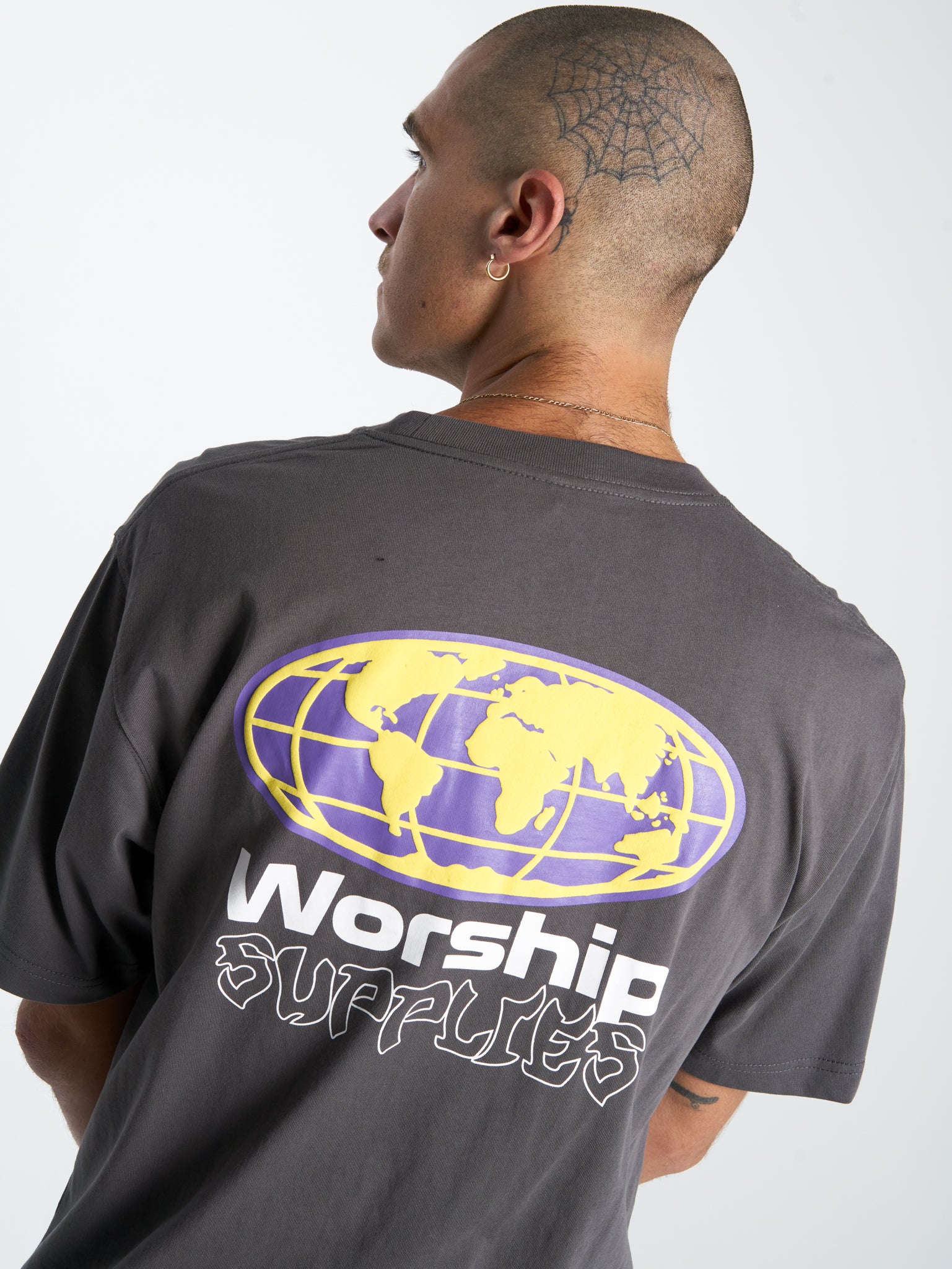 Win Win Tee - Worn Black - Image 5