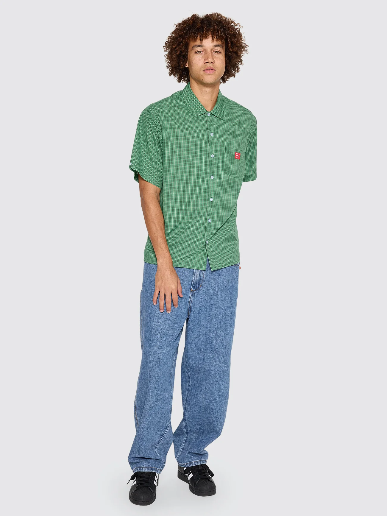 Work Short Sleeve Shirt - Green - Image 5