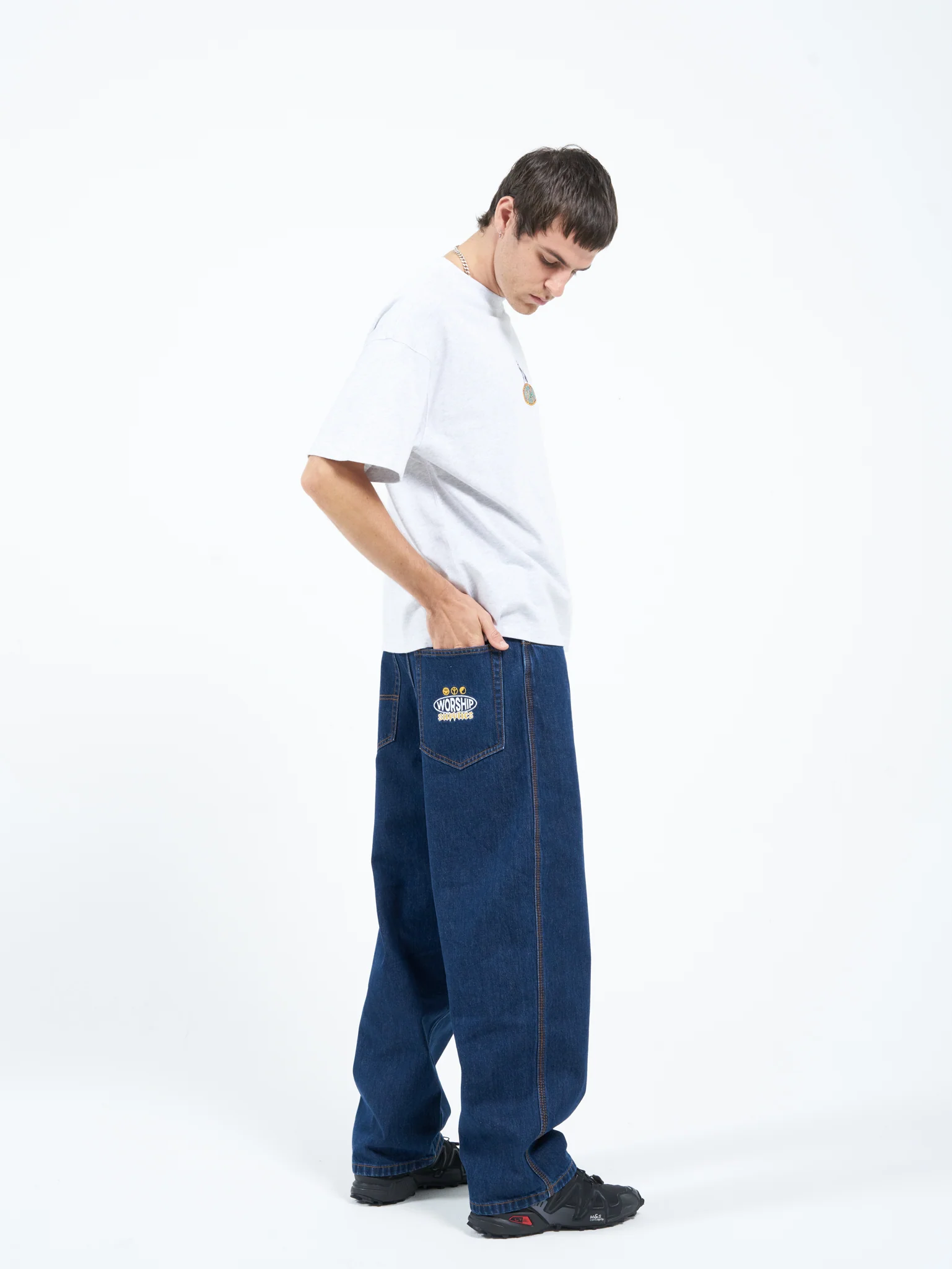 Worship Big Dawgs Jean - Worship Indigo Rinse - Image 9
