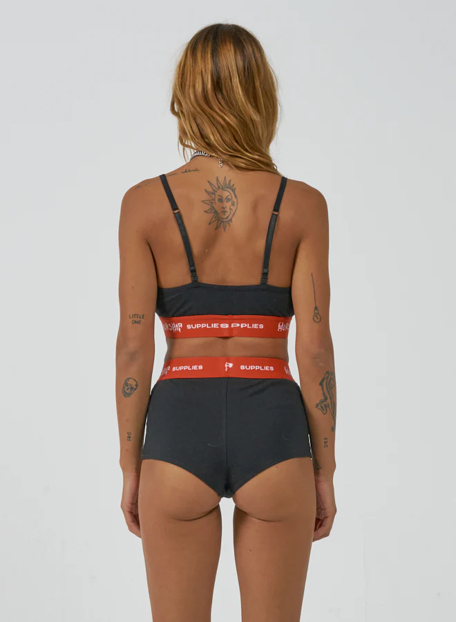 Worship Bralette 2Pack - Black-Grey Marle - Image 4