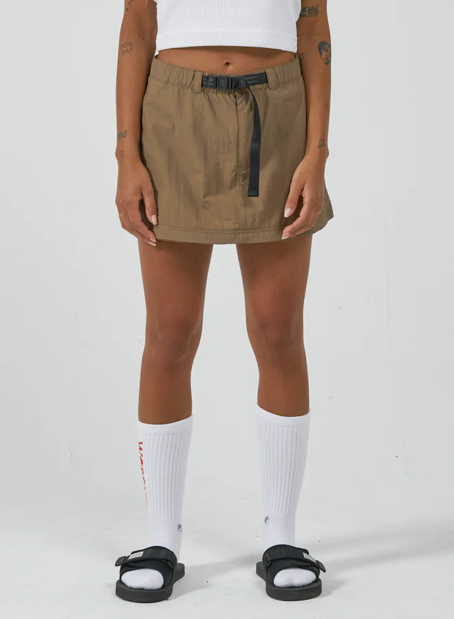 Worship Cargo Maxi Skirt - Stone - Image 2