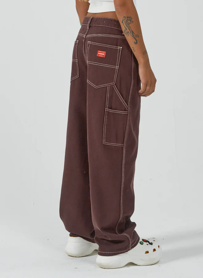 Worship Carpenter Baggy Jean - Fudge - Image 4