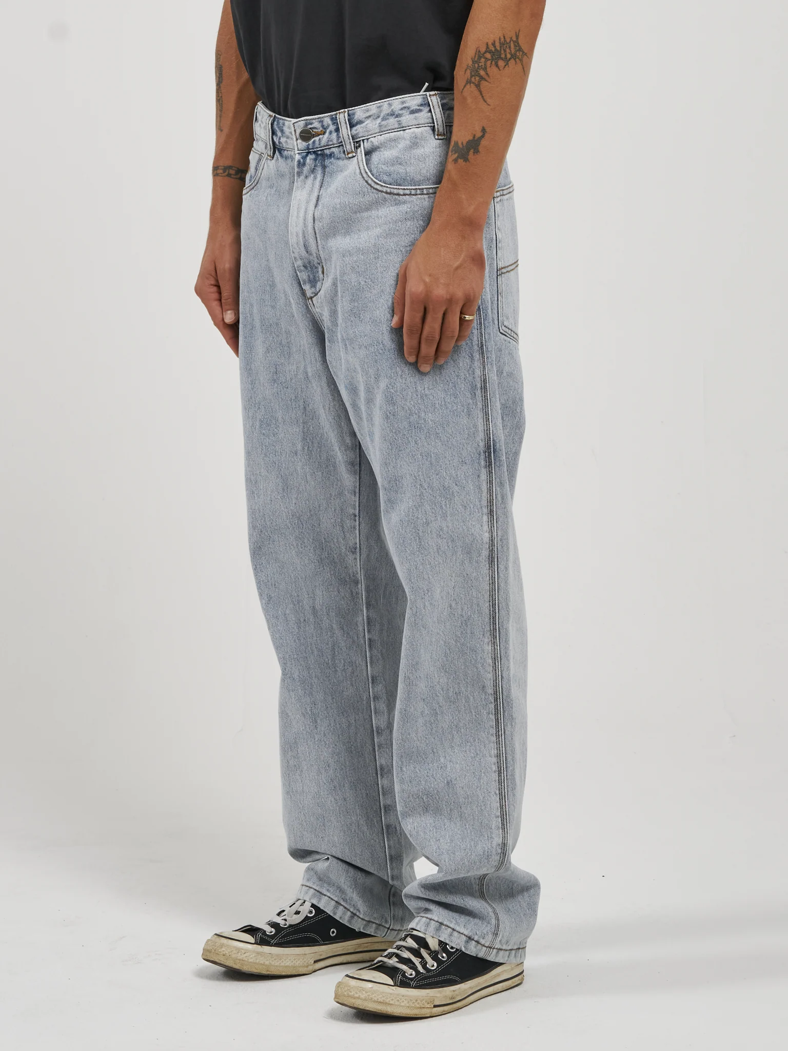 Worship Carpenter Jean - Raged Blue Fade - Image 2