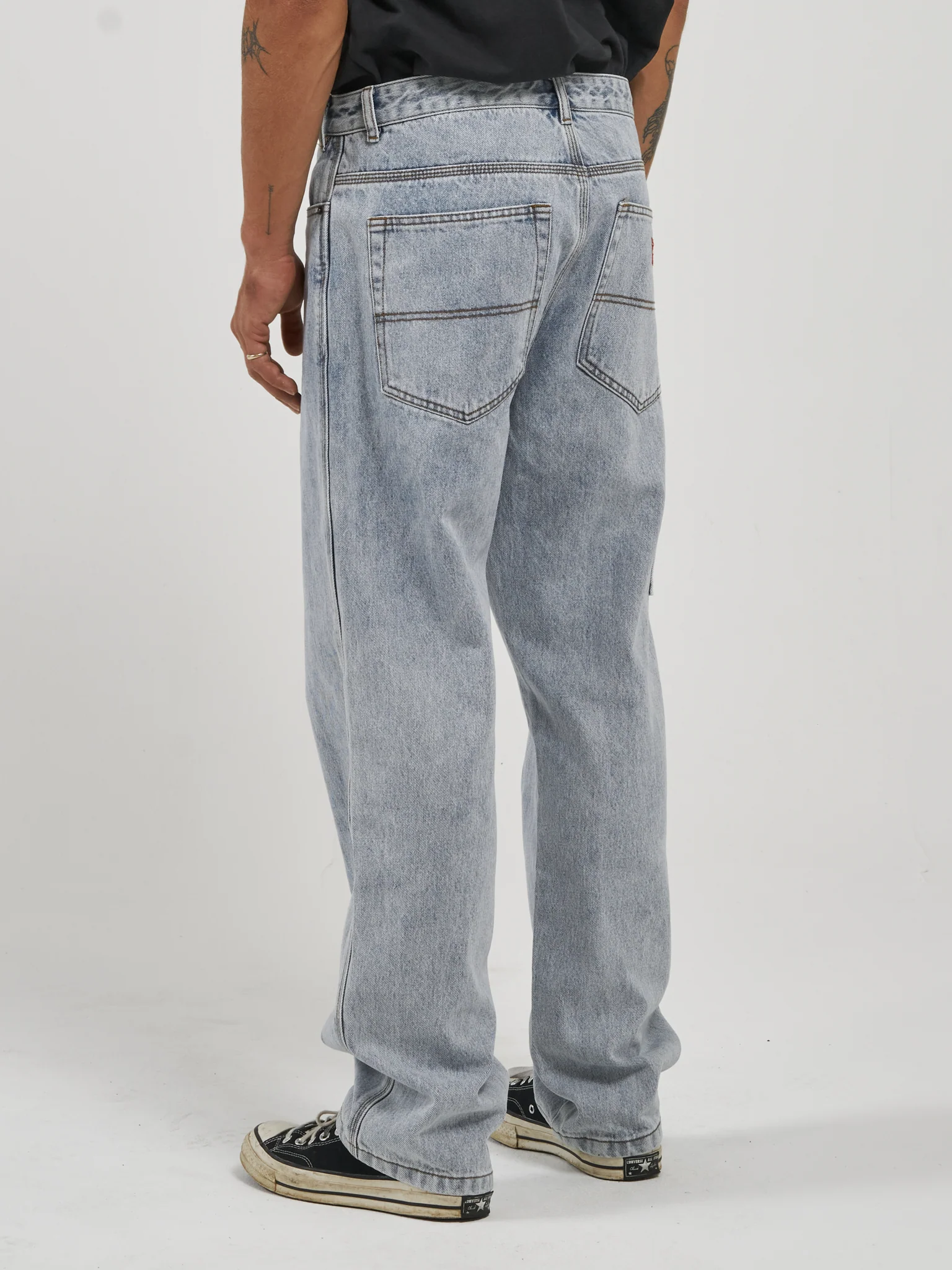 Worship Carpenter Jean - Raged Blue Fade - Image 4