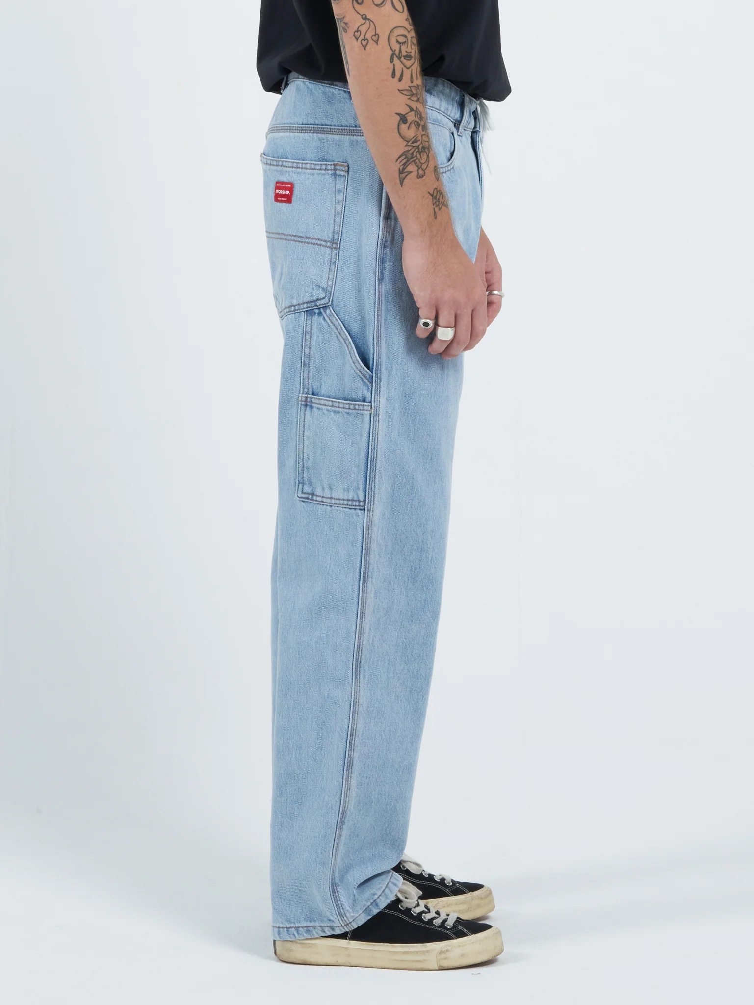 Worship Carpenter Jean - Worship Worn Blue - Image 4