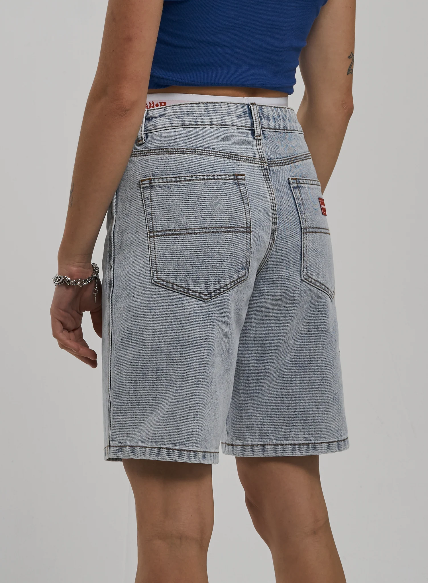 Worship Carpenter Short - Raged Blue Fade - Image 4