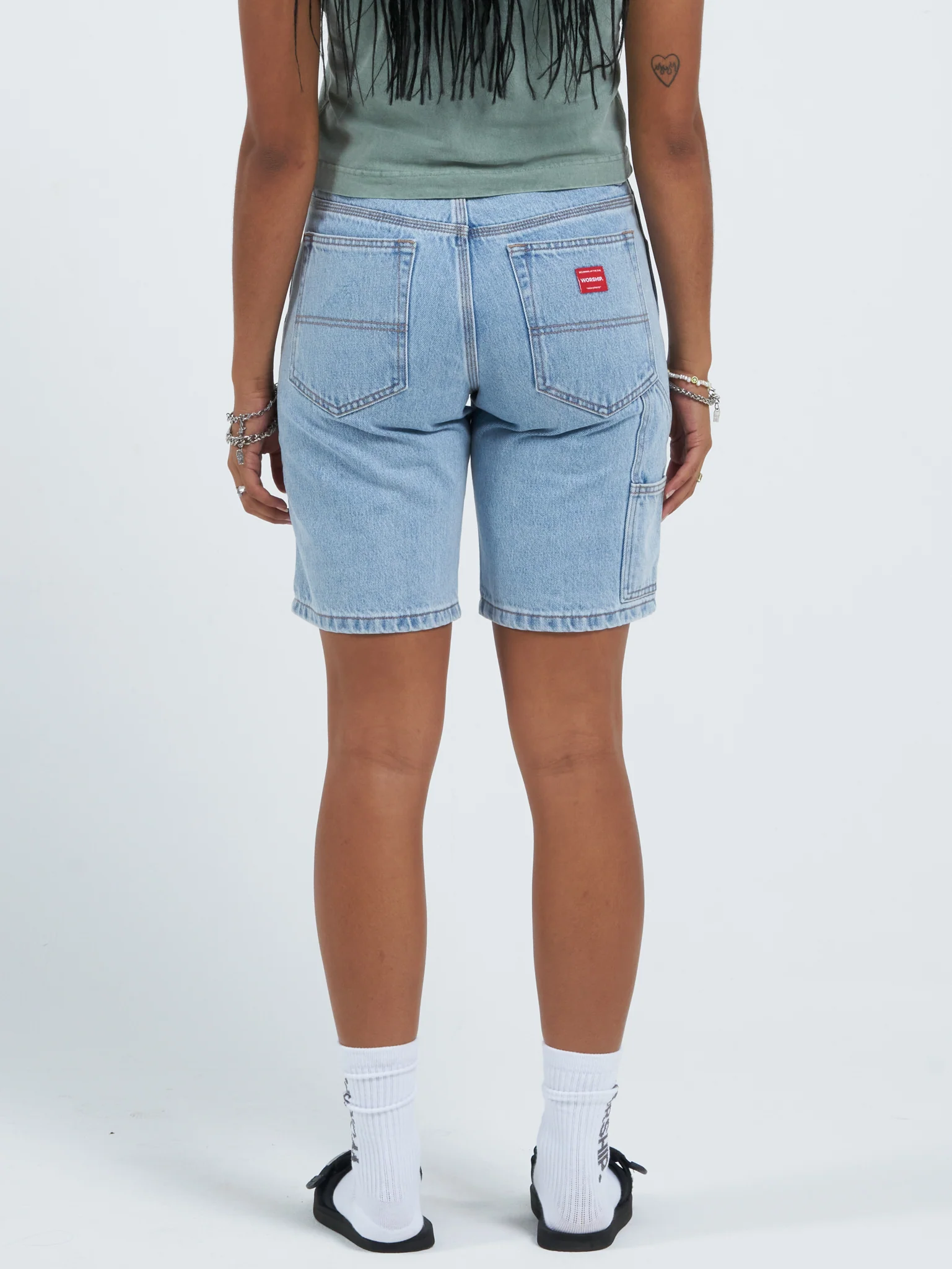 Worship Carpenter Short - Worship Worn Blue - Image 2
