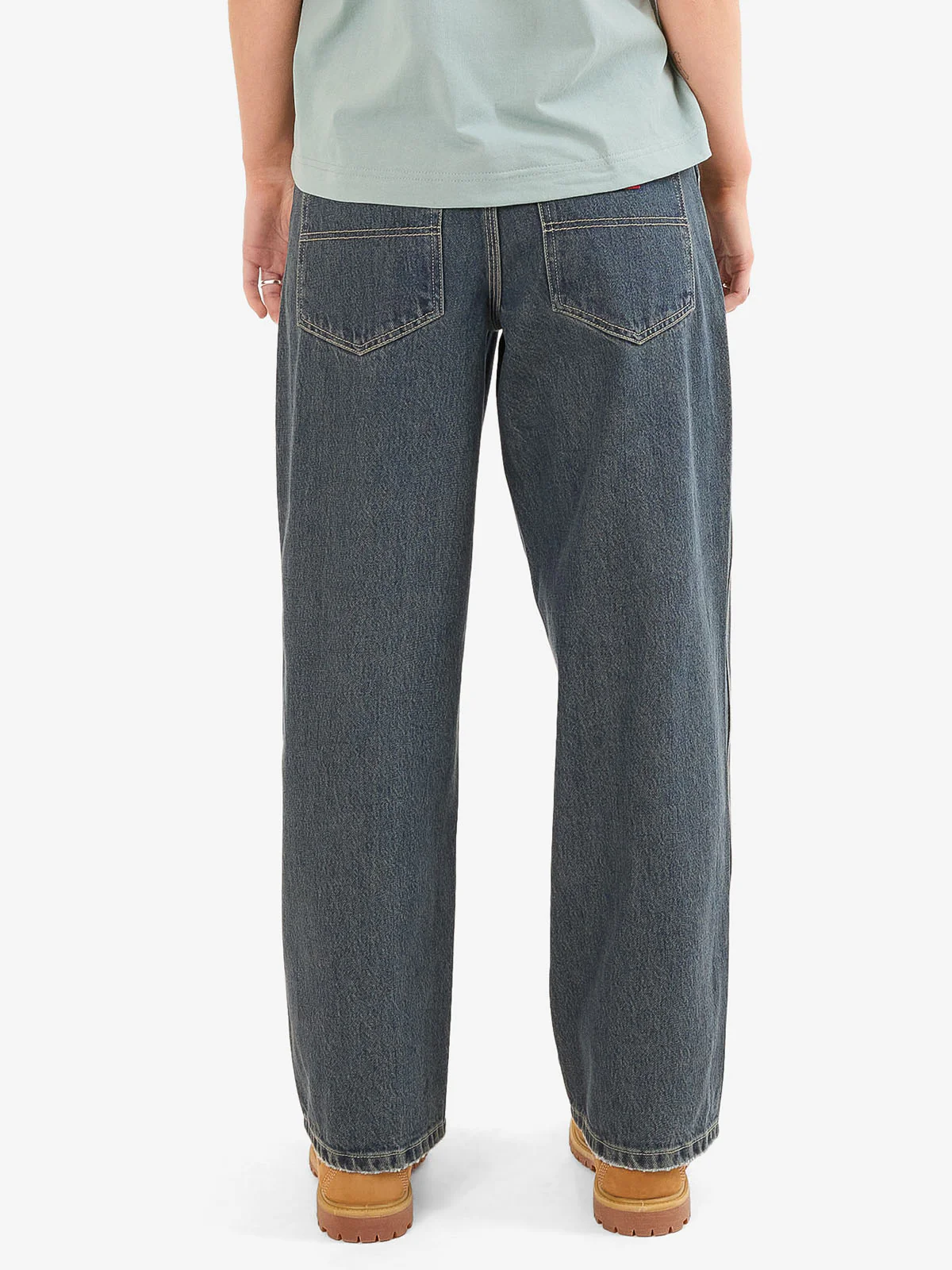 Worship Sloucher Jean - Blasted Blue - Image 4