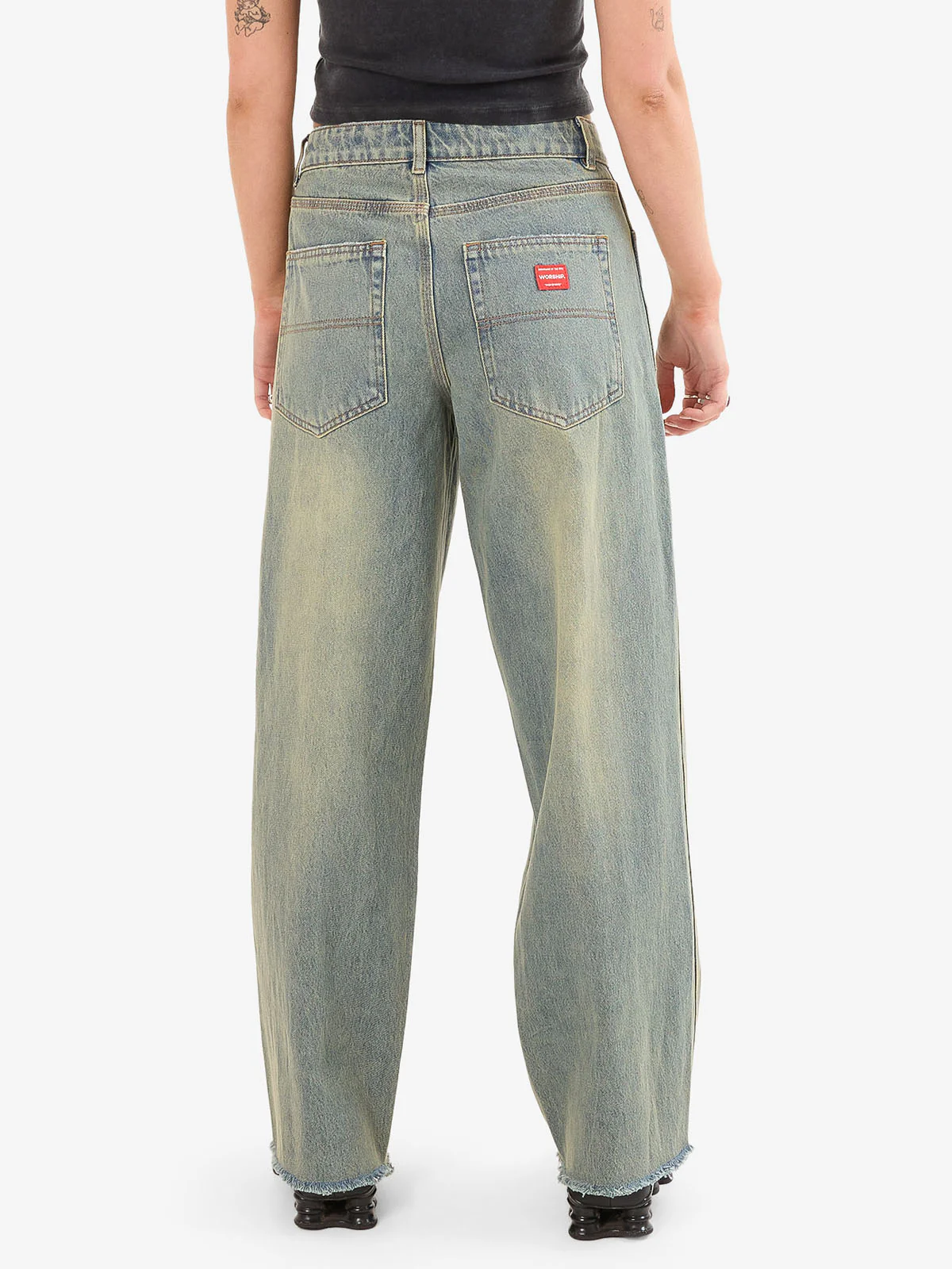 Worship Sloucher Jean - Hazard Blue - Image 3