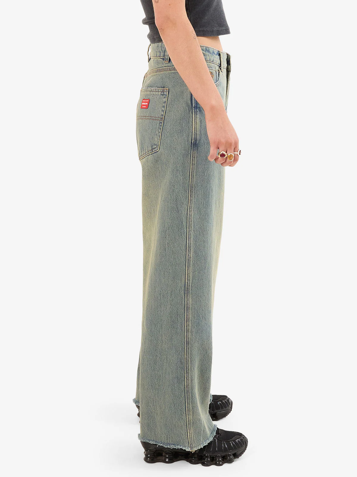 Worship Sloucher Jean - Hazard Blue - Image 6