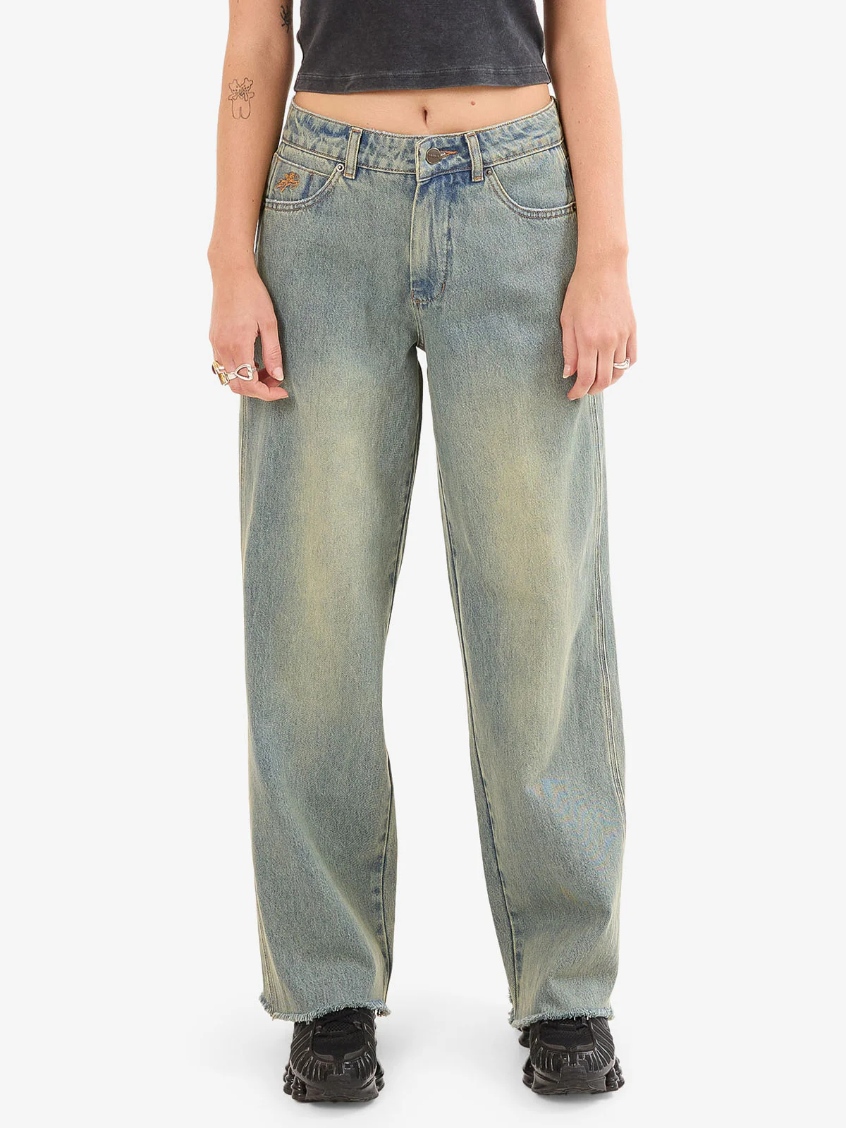 Worship Sloucher Jean - Hazard Blue - Image 7
