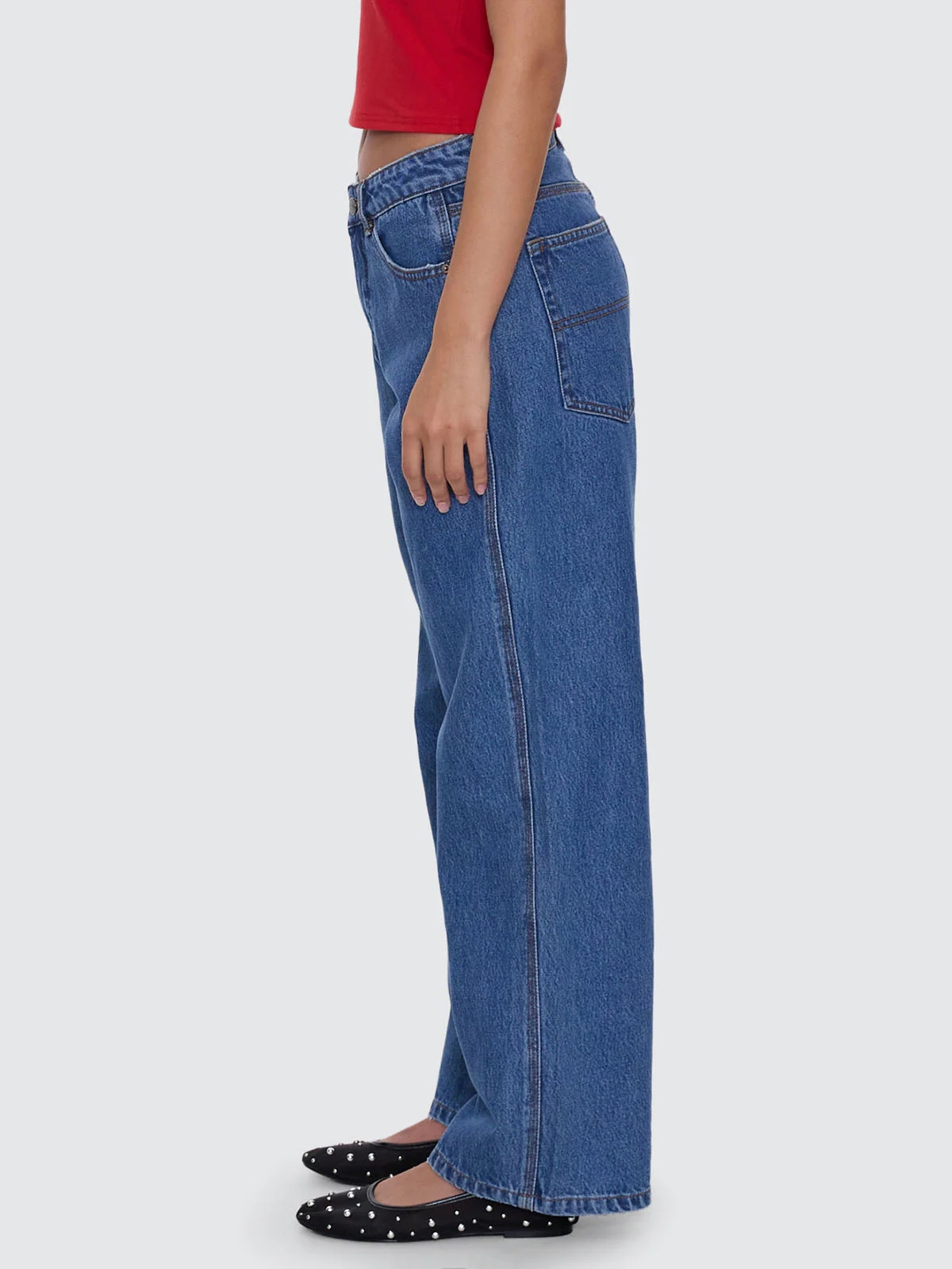 Worship Sloucher Jean - Sky High Blue - Image 4