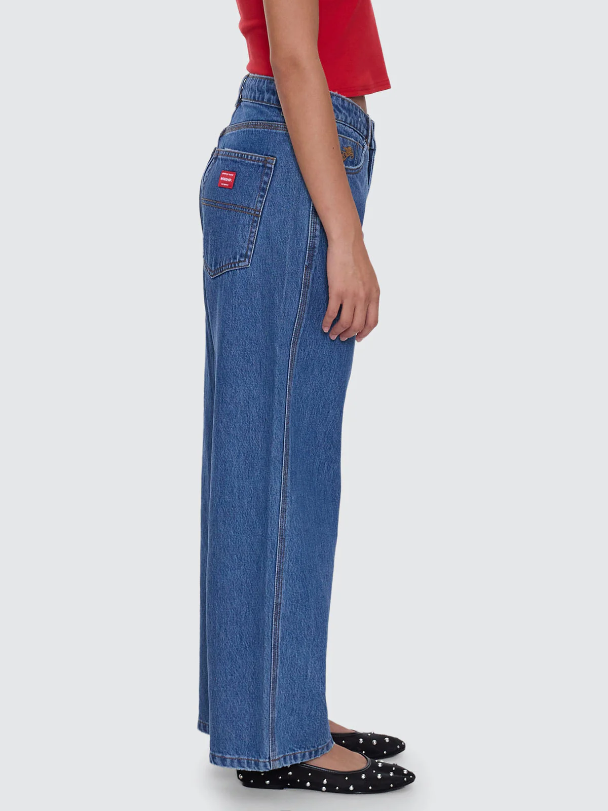 Worship Sloucher Jean - Sky High Blue - Image 5
