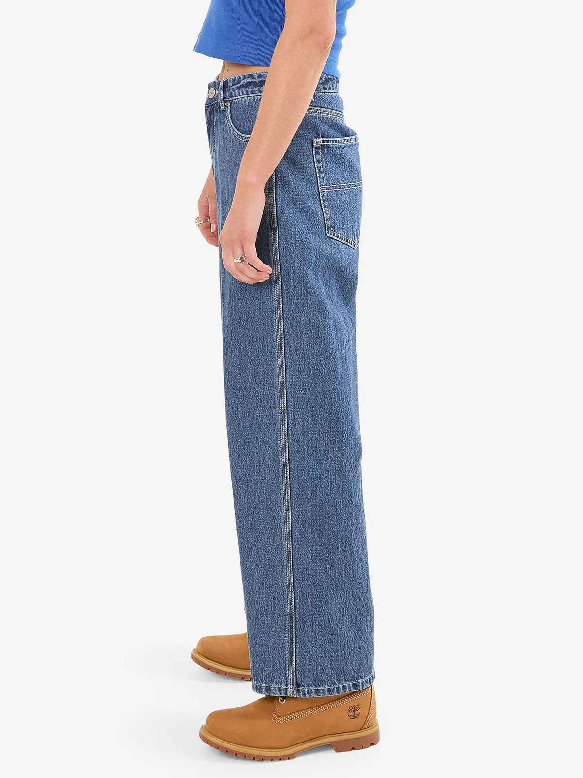 Worship Sloucher Jean - Steady Mid Blue - Image 6