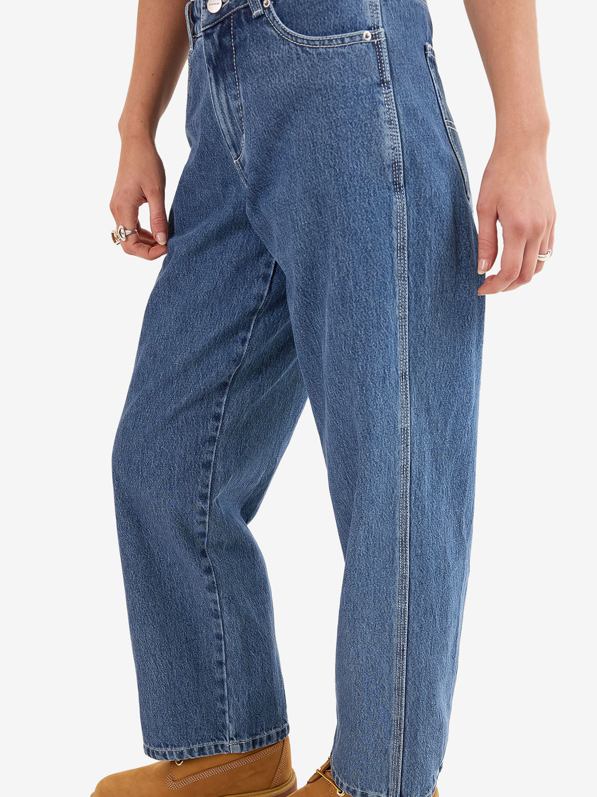 Worship Sloucher Jean - Steady Mid Blue - Image 8