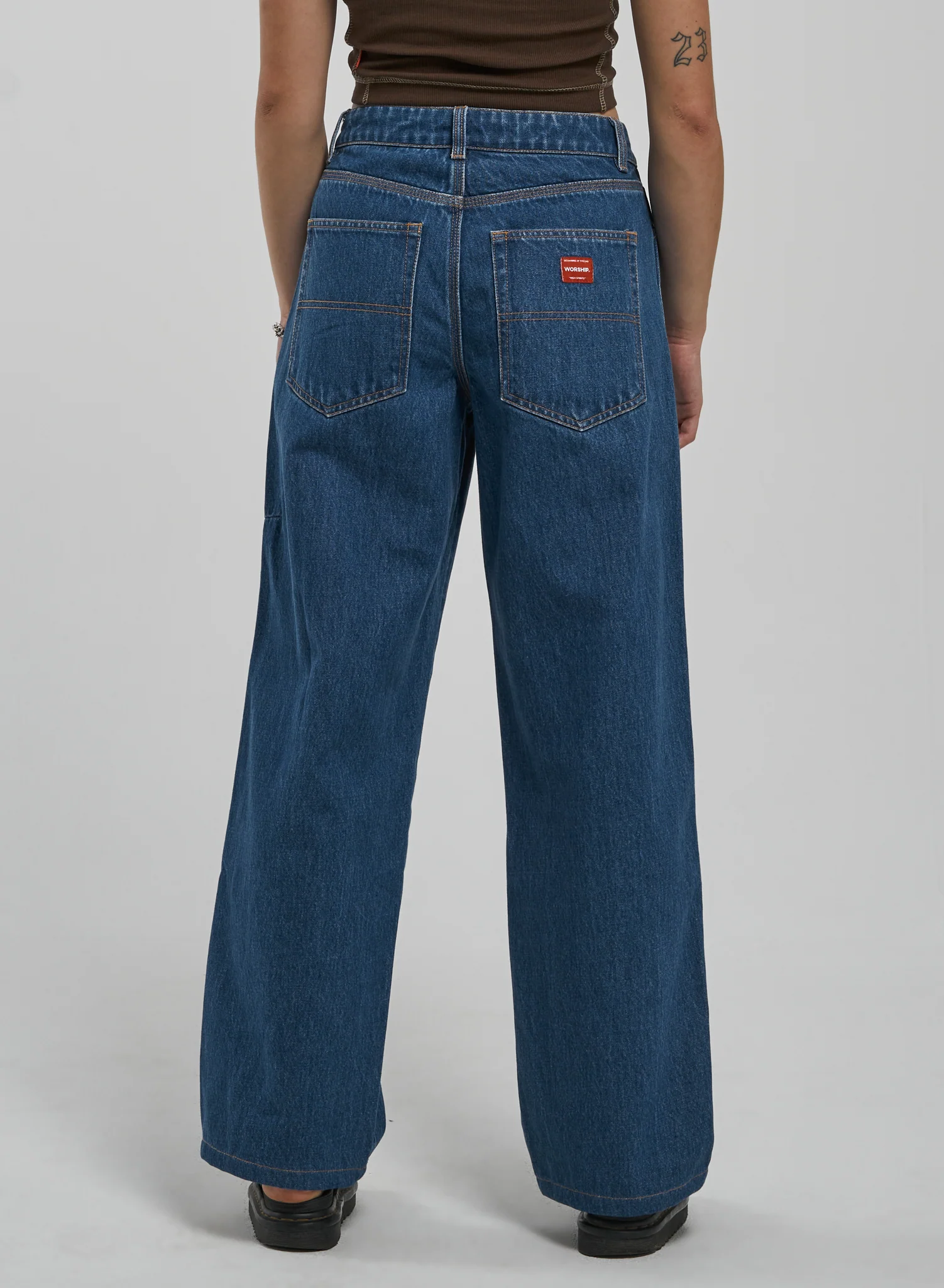 Worship Sloucher Jean - Worship Electric Blue - Image 5