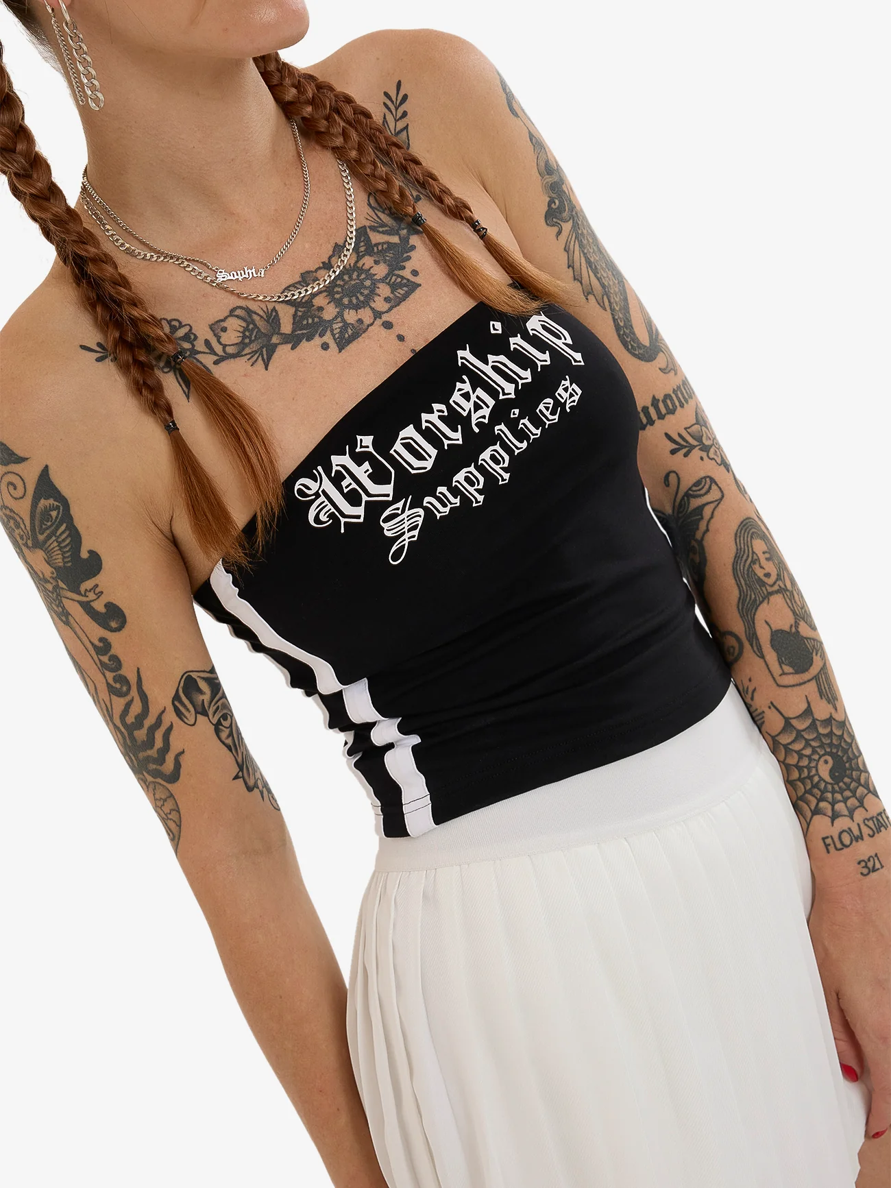 Worship Tube Top - Black - Image 6