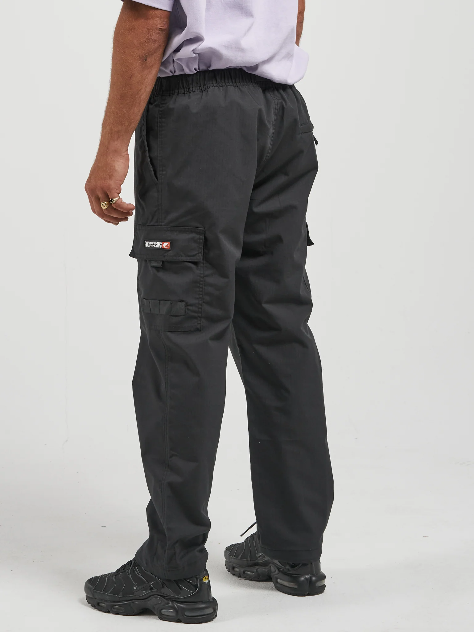 Zorg Cargo Pant - Black - Image 4