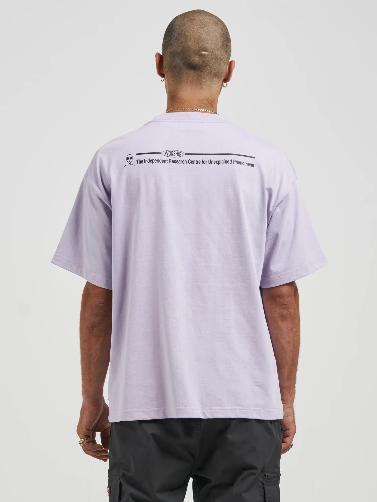 Zorg Oversize Tee - Lavender - Image 2