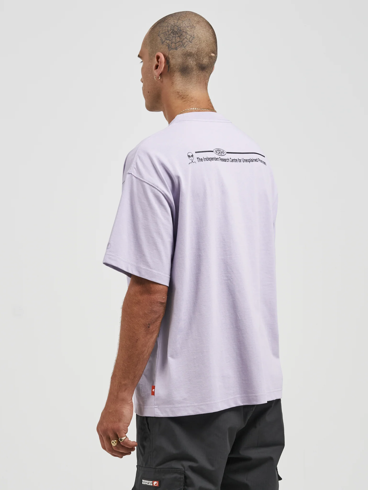Zorg Oversize Tee - Lavender - Image 5