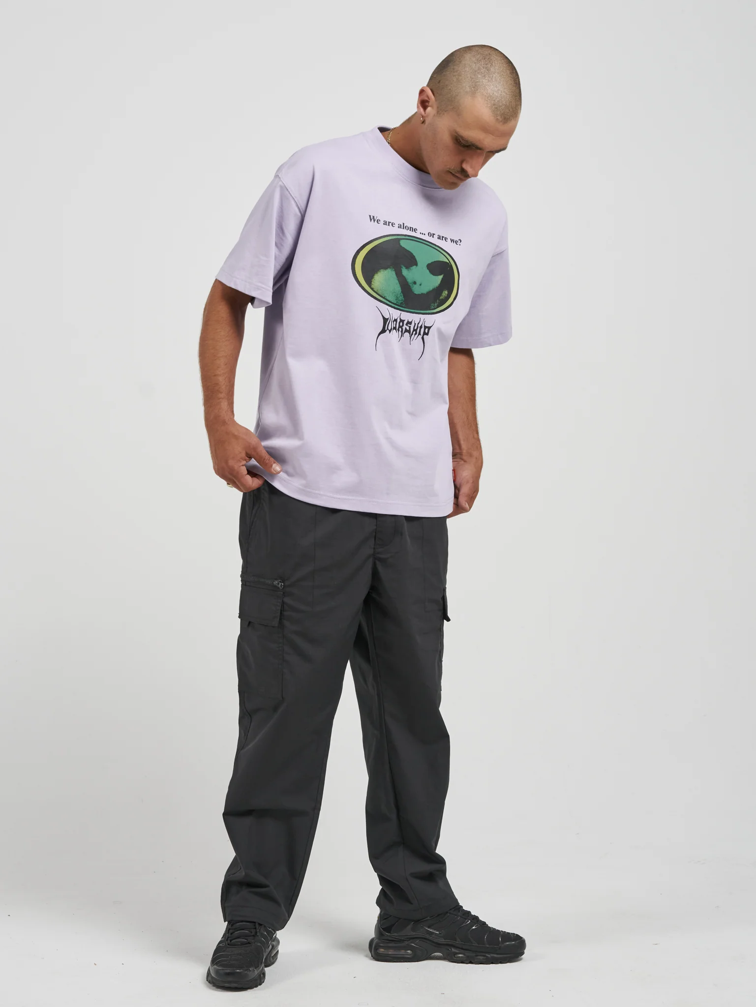 Zorg Oversize Tee - Lavender - Image 6